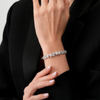 1,54 Carat Diamond Baguette Bangle