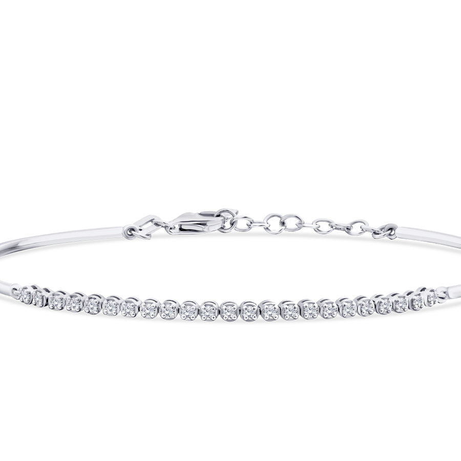 0,30 Carat Diamond Tennis Bangle