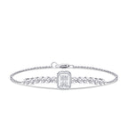 0,17 Carat Diamond Baguette Bracelet