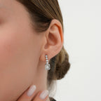 0,30 Carat Diamond Baguette Earrings