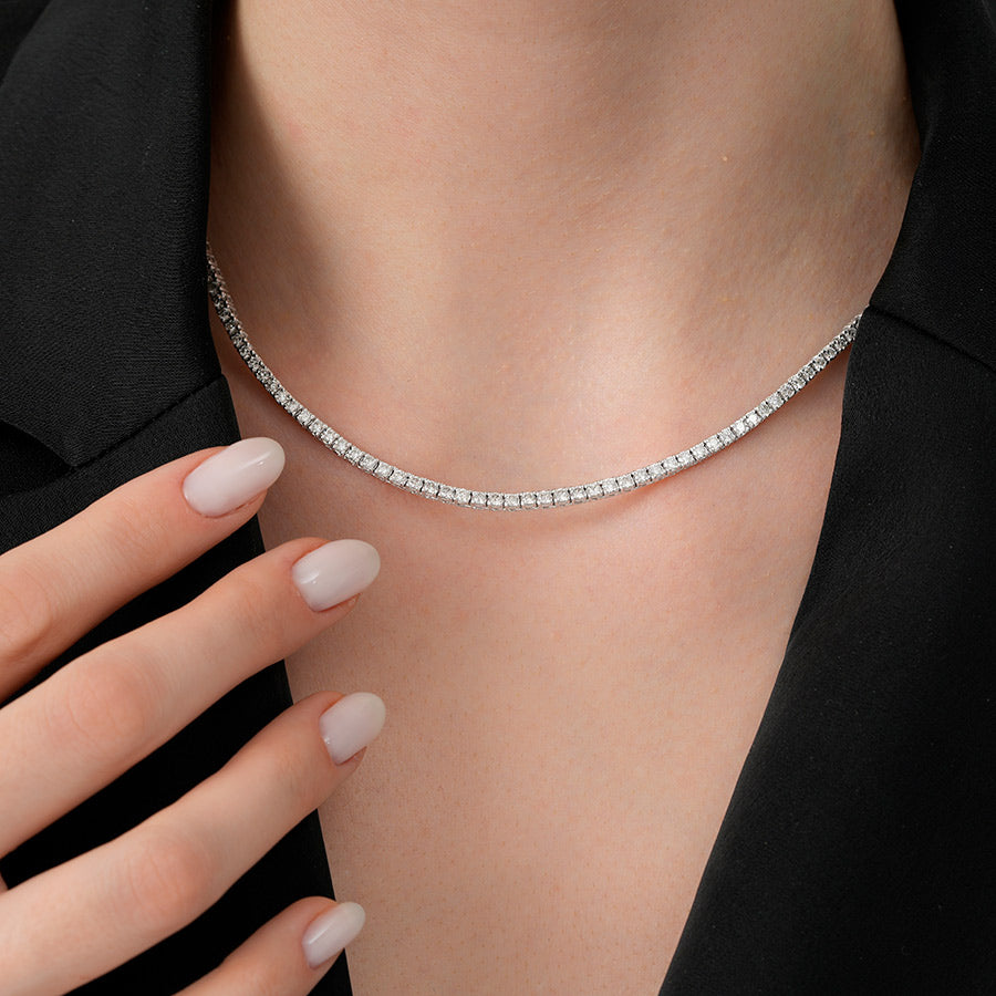 2.60 Carat Diamond Tennis Neckband