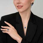 2.27 Carat Diamond Sapphire Ring