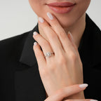 0,16 Carat Diamond Baguette Ring