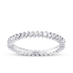 0,33 Carat Diamond Baguette Eternity Ring