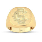 Gold Men's Design Ring