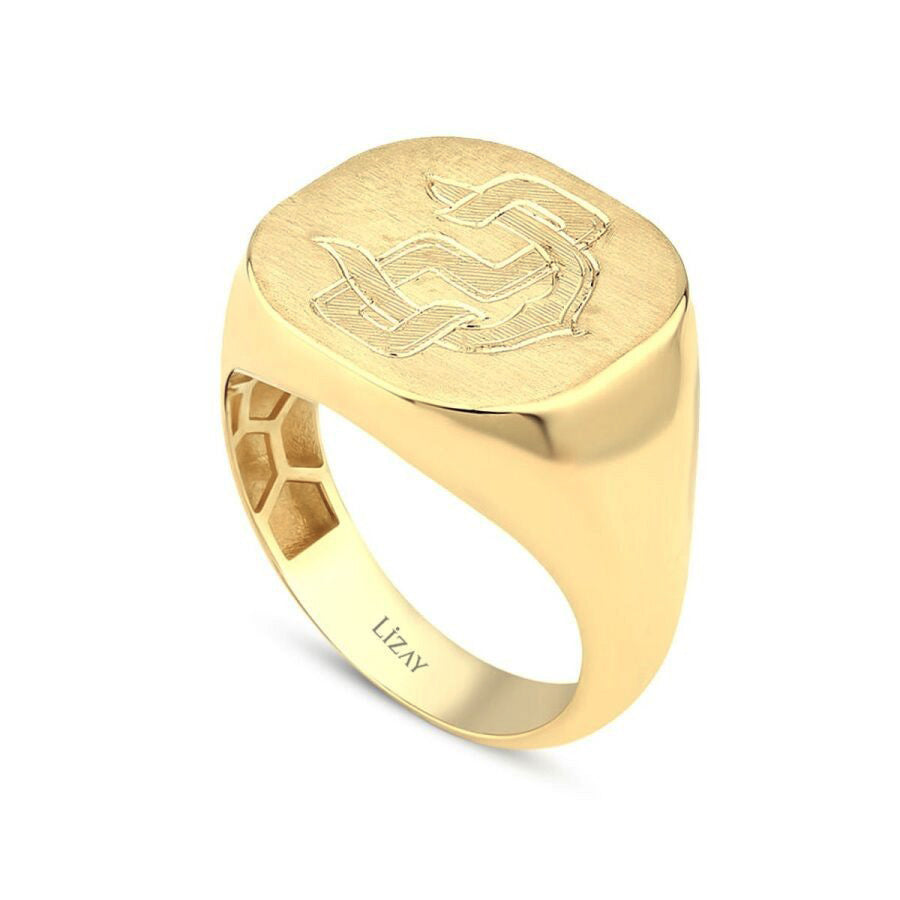 Gold Men's Design Ring