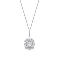 0,46 Carat Diamond Baguette Necklace