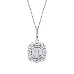 0,46 Carat Diamond Baguette Necklace