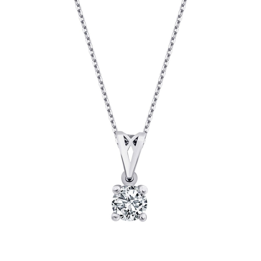 0.24 Carat Diamond Solitaire Necklace
