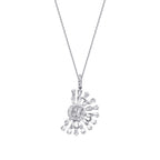 0,76 Carat Diamond Baguette Necklace