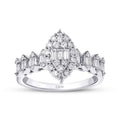 0.80 Carat Diamond Baguette Ring