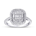 0,54 Carat Diamond Baguette Ring