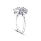 0,54 Carat Diamond Baguette Ring