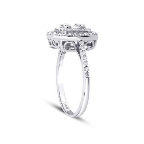 0,54 Carat Diamond Baguette Ring