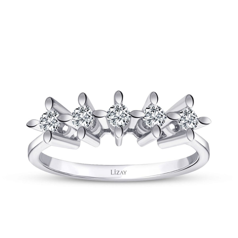 0,30 Carat Diamond Five-Stone Ring