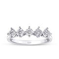 0,19 Carat Diamond Five-Stone Ring