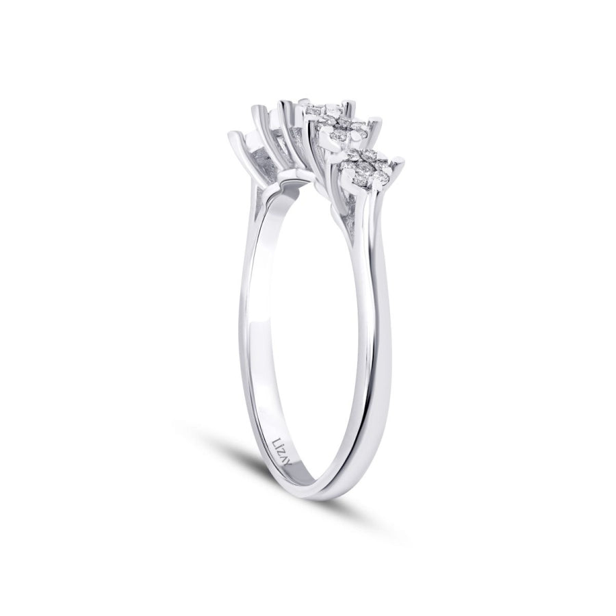 0,19 Carat Diamond Five-Stone Ring