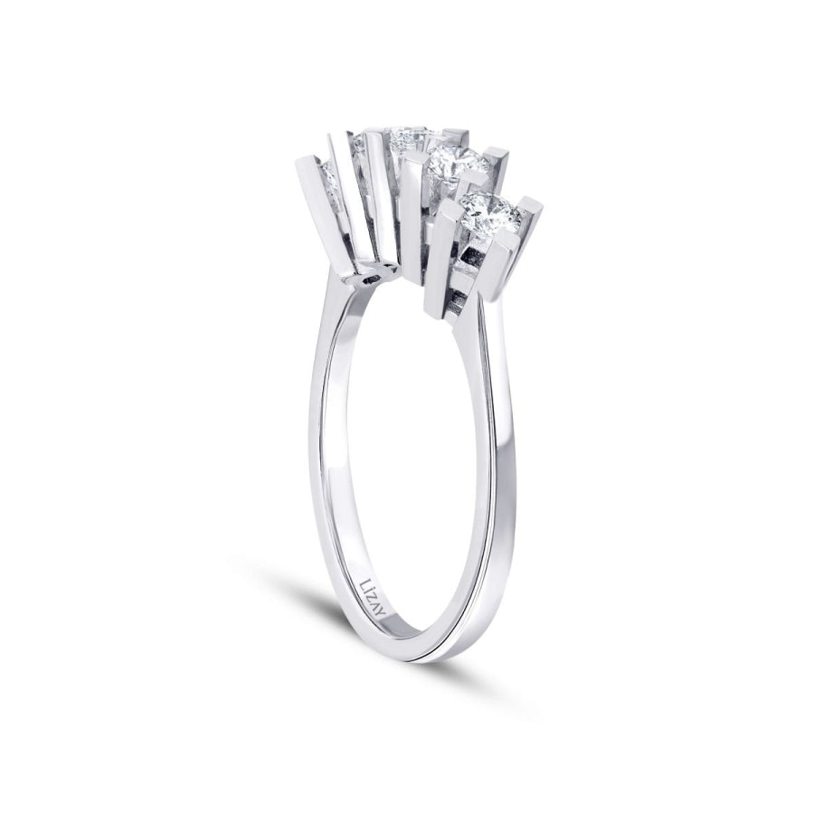 0,50 Carat Diamond Five-Stone Ring