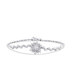 0,73 Carat Diamond Baguette Bracelet