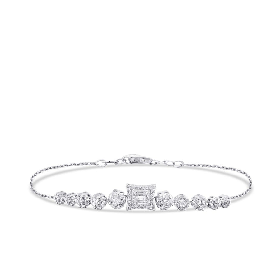 0.49 Carat Diamond Trend Baguette Bracelet