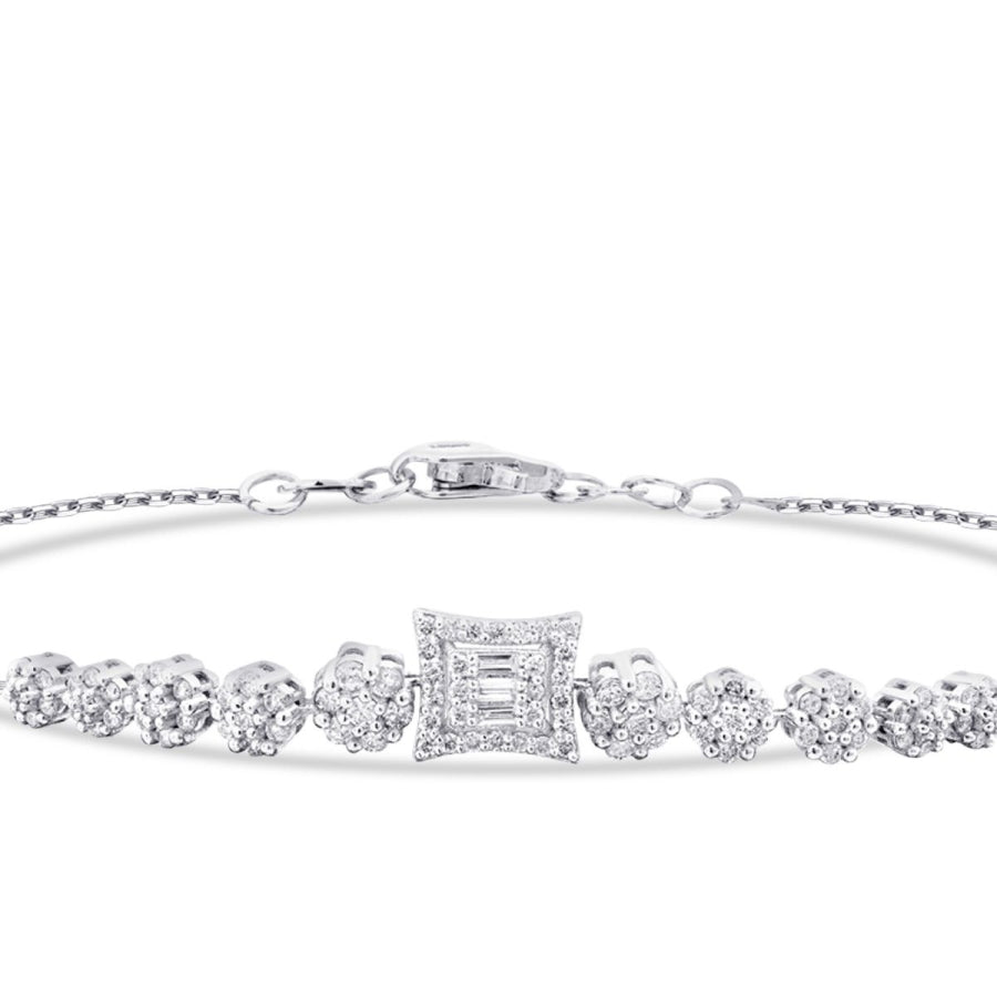 0,49 Carat Diamond Trend Baguette Bracelet