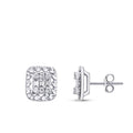 0,36 Carat Diamond Baguette Earrings