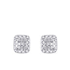 0,36 Carat Diamond Baguette Earrings