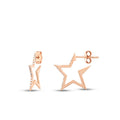 0,10 Carat Diamond Star Earrings