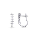 0,34 Carat Diamond Five-Stone Earrings