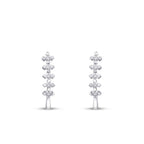 0,34 Carat Diamond Five-Stone Earrings