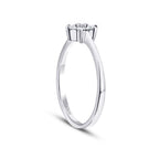 0,25 Carat Diamond Flower Ring