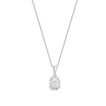 0,14 Carat Diamond Baguette Necklace