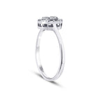 0,21 Carat Diamond Baguette Ring