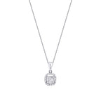 0,16 Carat Diamond Baguette Necklace