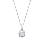 0,16 Carat Diamond Baguette Necklace