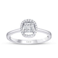 0,17 Carat Diamond Baguette Ring