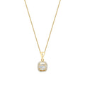 0,16 Carat Diamond Baguette Necklace