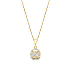 0,16 Carat Diamond Baguette Necklace