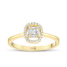 0,17 Carat Diamond Baguette Ring