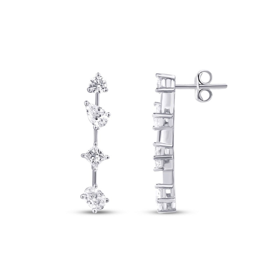 1,56 Carat Diamond Trend Earrings