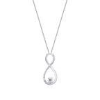 0,10 Carat Diamond Infinity Necklace