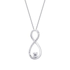 0,10 Carat Diamond Infinity Necklace