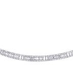 2,56 Carat Diamond Baguette Neckband