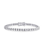 2,92 Carat Diamond Baguette Bracelet