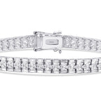 2,83 Carat Diamond Baguette Bracelet