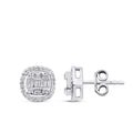 0,36 Carat Diamond Baguette Earrings
