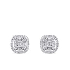 0,36 Carat Diamond Baguette Earrings