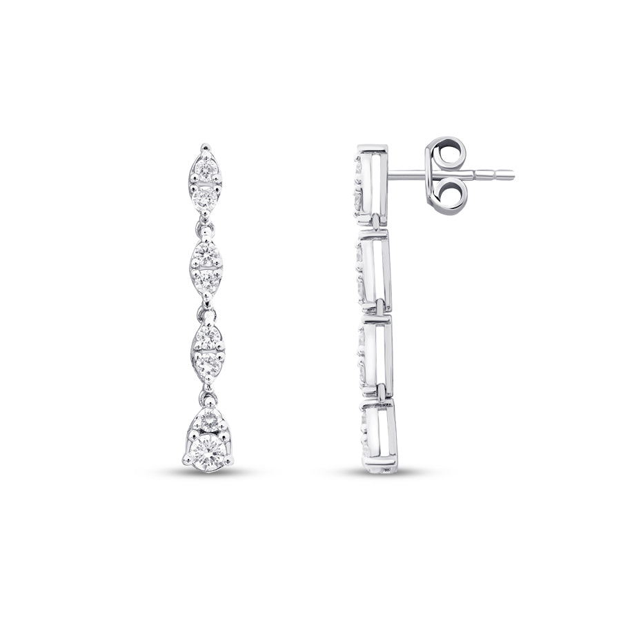 0,57 Carat Diamond Trend Earrings