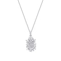 0,68 Carat Diamond Baguette Necklace