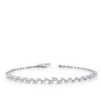 Gold Leaf Tennis Bracelet